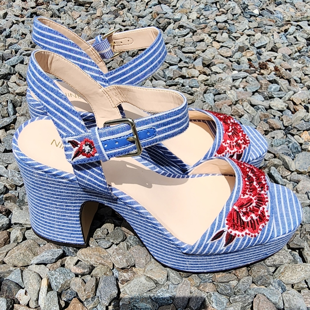 Nine West platform sandals